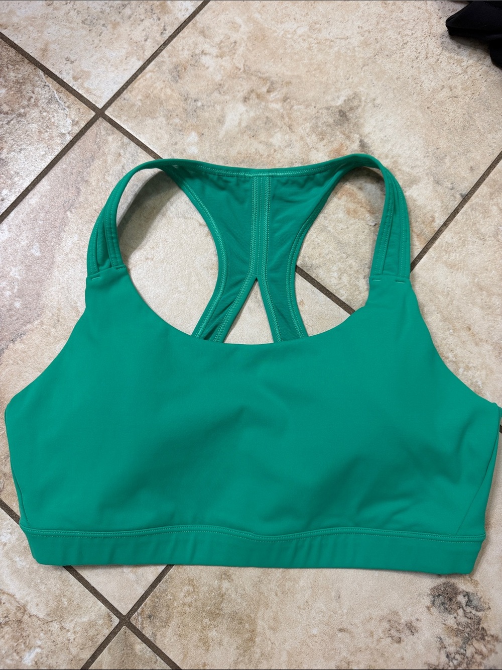 Athleta Women's Green Racerback Sports Bra. Size L